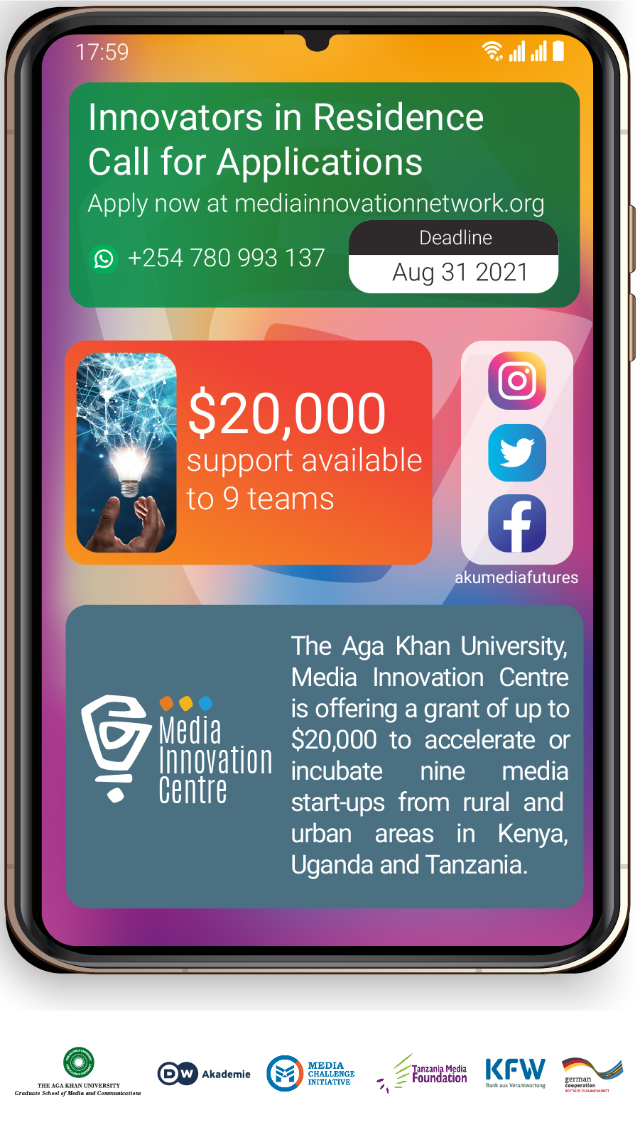 Call For Applications: Innovators-in-Residence Program 2021-2022