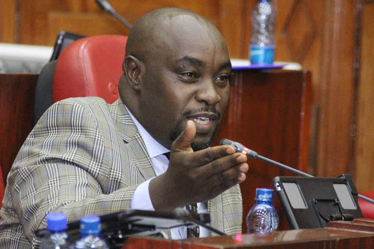 Senator Enock Wambua addressing - The Media Innovation Center