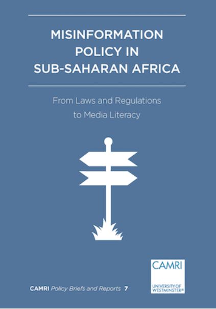 Misinformation Policy in Sub-Saharan Africa