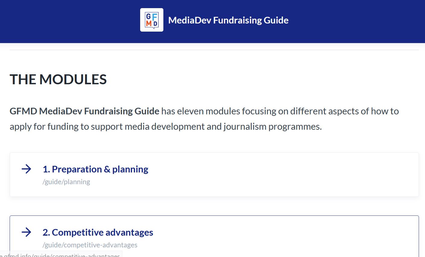 MediaDev Fundraising Guide